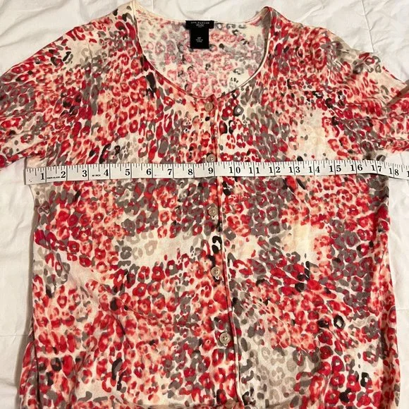 Ann Taylor Factory Short Sleeve Summer top size Mp, - Picture 7 of 8